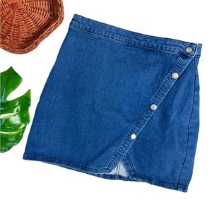 Free People Denim Mini Skirt